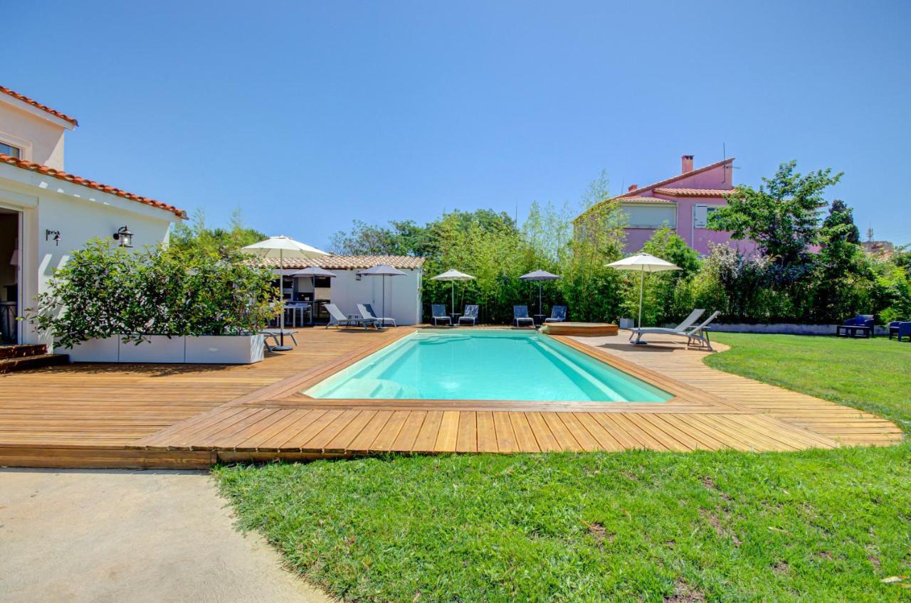 ホテル Domaine Le Courti - Adult Only Le Barcarès エクステリア 写真